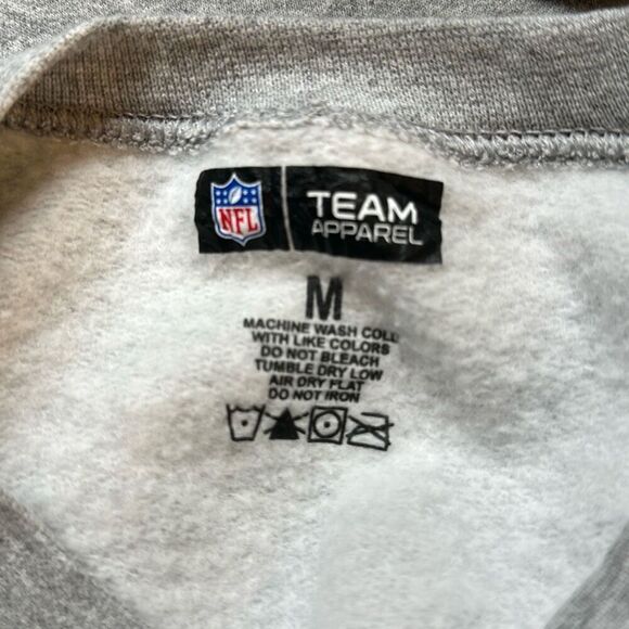 Washington Football  NFL Team Apparel Gray Sweatshirt size M Medium - Picture 4 of 4